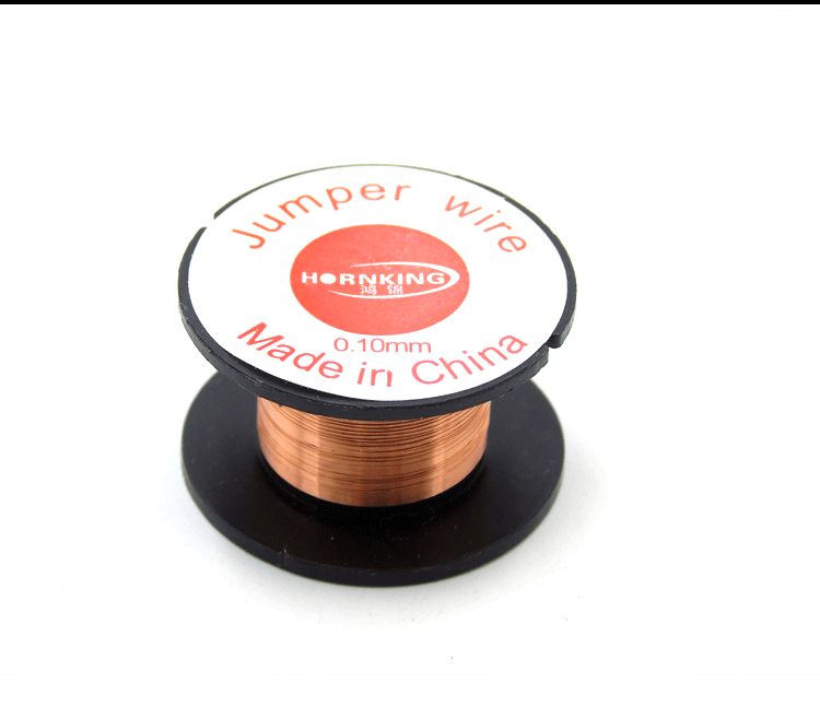 Motherboard repair jumper pure copper cable 0.1MM enameled wire circuit board repair connection jumper welding flying wire