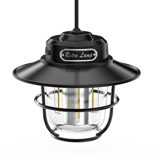 Outdoor Lighting Camping Lamp LED Rechargeable Pendant Lamp Outdoor Long Endurance Hook Camping Portable Atmosphere Camping Lamp