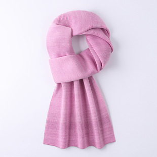 Wool Scarf Solid Color Gradient