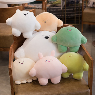 Cute octopus tuanzi cartoon pillow soft cute expression doll dinosaur girl sleeping doll plush toy wholesale