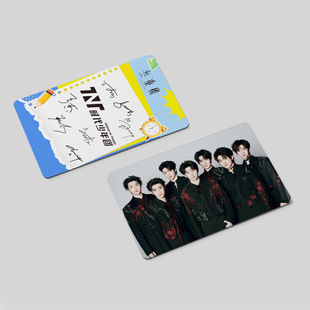 in stock 92 cards self-printed TNT era youth group collection photo card star sticker double-sided LOMO card greeting card