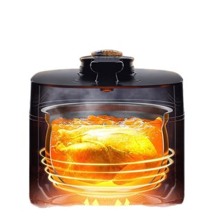 Midea Electric Pressure Cooker Pressure Cooker Household Household Household Easy-to-Clean Liner High Pressure Fast Cooking Reservation YLC551N