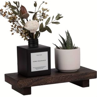 Wooden Bathroom Ornaments Soap Tray Creative Display Rack Storage Base Organizer Wooden Table