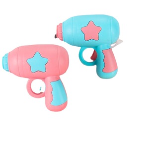 Children's bamboo dragonfly pistol luminous flying saucer top toy ejection outdoor flying dazzling light gyro gun spot generation