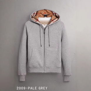 Cross-border high quality British style hooded men's and women's sweater foreign trade women's jacket full cardigan zipper can be ordered embroidered logo
