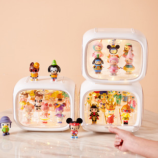Blind Box Storage Box Transparent Acrylic Display Stand Space Capsule Dust-proof Hand-held Lego Bubble Mart Display Cabinet