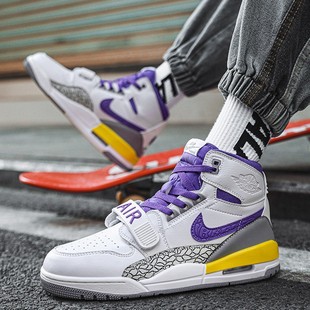 Aj312 Easter low-top men's shoes Putian genuine goods official website youth basketball shoes high-top rice white blue sneaker