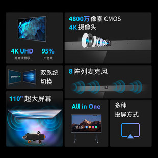 Honghe newline TT-NE 110 110 "4K Conference Tablet Teaching Office Touch All-in-One Machine