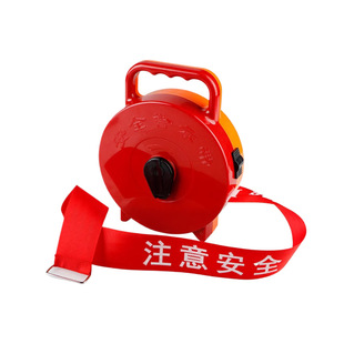 Safety Warning Tape Customized Boxed Thickened Canvas Telescopic Warning Line Reflective Isolation Tape Power Construction Warning Line