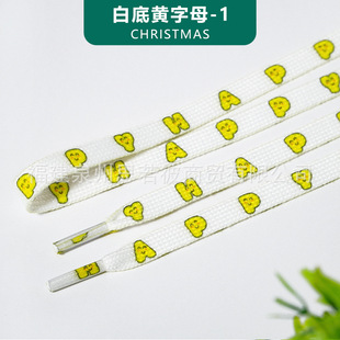 2023 new Christmas elements printed shoelaces wholesale men and women with shoelace rope AJ1AF1DUNK shoelaces