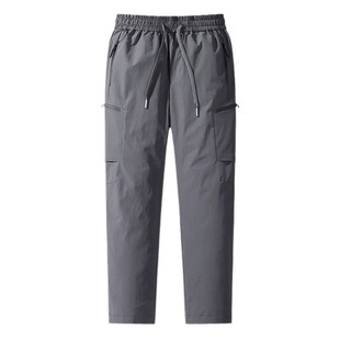 Big Brand Same Style Down Pants Men's Three-proof Graphene Heating Warm New GB 90 Velvet Charge Pants Thickened Cotton Pants for Winter