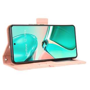 For Asus Zenfone 12 Ultra Phone Leather Case 12 ultra Multi-Card Slot Phone Case Flip Cover
