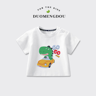 Boys T-shirt Children's Summer Short-sleeved Baby One-year-old Clothes Children's Half-sleeved Top Infant Cotton New Summer