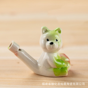 Ceramic bird whistle cordless bird whistle water bird whistle ring small toy children gift scenic spot souvenir