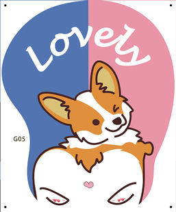 G05 Explosive Silicone Wrist Mouse Pad 3D Pattern Customized Large Mouse Pad Office Comfortable Non-slip Hair