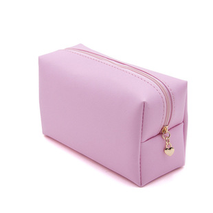 Cross-border portable waterproof travel wash storage bag cosmetic bag pu leather explosion Korean square handbag wholesale