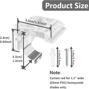 10 pieces suit 25MM venetian blinds installation code accessories curtain accessories in stock supply