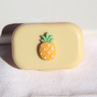 New Korean-style matte beauty pupil box ins cartoon mini contact lens companion box portable care box