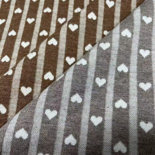 2024 New Cotton Knitted Jacquard Leopard Flower Fabric Checkerboard Letter Love Jacket Skirt Houndstooth