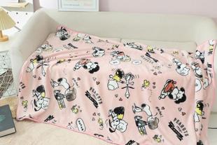 Cartoon Coral Fleece Blanket Warm Blanket Office Nap Blanket Air-conditioning Blanket Student Single Thickened Blanket Bed Sheet