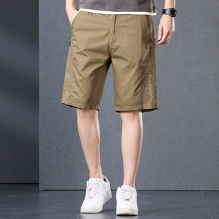 100 Cotton Pants Men's Thin Summer New Arrival Fashionable All-Match Shorts Sports Casual Beach Pants for Men