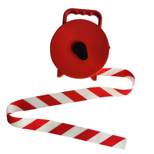 Boming Safety Caution Warning Belt Cloth Isolation Belt Boxed Canvas Cordon Guardrail Polyester Reel Tape