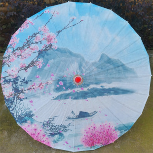 Factory wholesale oil paper umbrella dance umbrella decorative ceiling umbrella bamboo craft umbrella antique rainproof photo craft umbrella