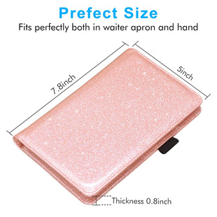 Factory wholesale hotel supplies leather menu clip bill menu protection leather case multi-function order clip menu book