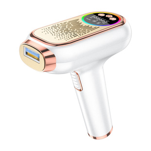 Cross-border household portable 9-gear replaceable multi-function acne removing and skin rejuvenation painless laser IPL freezing point hair removal instrument