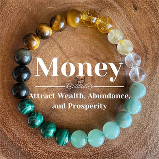 TK cross-border explosions natural green dongling yellow crystal malachite tiger eye stone bracelet in stock wholesale