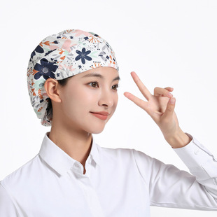 Breathable food work hat bag hair cooking oil smoke restaurant chef hat health home nurse dust cap