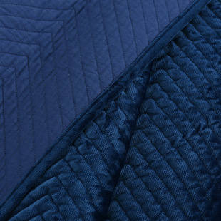 Solid Color Quilt Striped Pure Cotton Bed Cover Three-Piece Set Breathable Summer Cool Air Conditioned Quilted Quilt Hotel Bedding