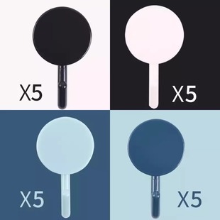 Nordic Round Small Hook Creative Adhesive Hook Strong Adhesive Seamless Hook Plastic Paste Hook Hanger on the Wall