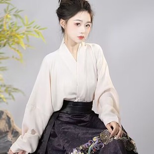Shangguan Yingyuan chuangming Hanfu [рыба Юэ Лунмен] Улучшенный рукав самолета жилет в китайском стиле юбка для женщин повседневный костюм