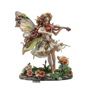 Cross-border Amazon temu acrylic harp elf winged fairy garden potted plant decorative floor props