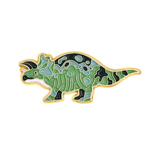 Cross-border e-commerce new cute animal small dinosaur alloy brooch personalized clothes bag small jewelry pin badge