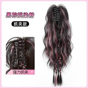 Wig Braid Children's Ponytail Long Hair Fake Hair Clip Waterfall Half Tie High Ponytail Boxing Braid Hair Clip