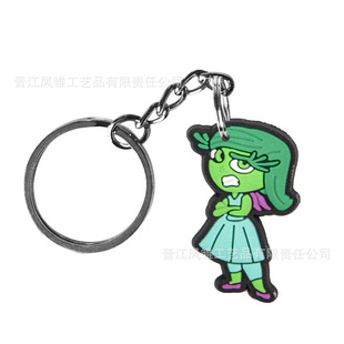 Cartoon mind secret service team key schoolbag pendant bag pendant cute 2024 new key chain small gift