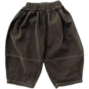 2025 New Children's Loose Harlan Pants for Boys and Girls Spring and Autumn All-match Neutral Casual Pants Korean-style Trousers