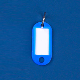 Thickened stainless steel key plate key ring key plate can be marked key card key ring management