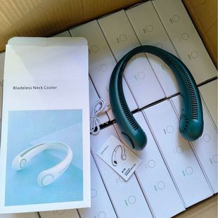 Трансграничный мини-вентилятор USB-вентилятор для зарядки Поворотный вентилятор на шею ленивый вентилятор с лопастями-Бесплатный подвесной шейный вентилятор