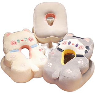 Q3Y ice silk peas nap pillow lying down sleeping pillow office pillow lunch break sleeping artifact primary school children's table