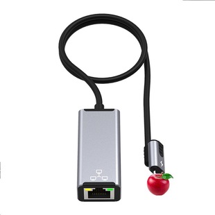 Cross-border for Apple iPad to network card RJ45 fast charge PD20W mobile phone Ethernet 100M converter