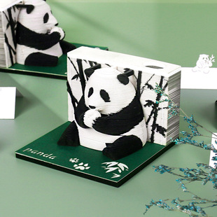 Harry 3d Stereo Notes 2025 Taiwan Calendar Annual Meeting Creative Business Accompanying Ceremony Creative Paper Carving Post-it Sticky Ornaments