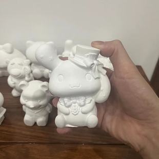 Wholesale Mini Plaster Doll Colored Crow Colored DIY Colored Backpack Bear Stilwell Jade Gui Dog Kouromi
