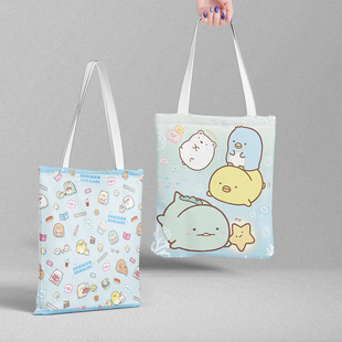 100 Anime Canvas Bags Wholesale Sanrio Pacha Dog Volleyball Junior Saye Shoulder Bags Hand Shopping Bags