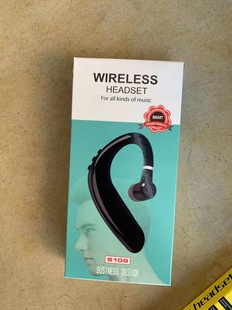 Новый S109 одноушный Bluetooth-гарнитура спортивный бег висячие уши вождения подходит для Apple OPPO Huawei vivo