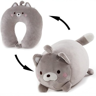 Birthday Gift Cat Deformed Dual-purpose Pillow Cute Neck U-shaped Neck Pillow Travel Neck Pillow Headrest New