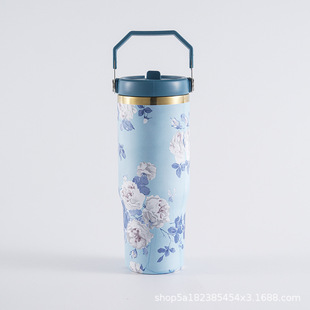 Трансграничный Stanley тот же 30oz портативный прямой напиток автомобильная чашка с соломкой портативный ледяной кубок оптовая продажа
