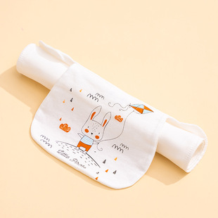 Baby sweatbands baby cotton gauze kindergarten mat napkins children sweatshirt cartoon large breathable sweat absorbent
